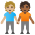 people holding hands, medium-light skin tone, medium-dark skin tone